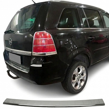 Nerez leštěný kryt horní hrany zadního nárazníku Opel Zafira A, B 1999-2014 Nerez leštěný kryt horní hrany zadního nárazníku Opel Zafira A, B 1999-2014