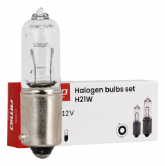 Halogenové žárovky H21W 12V 21W BAY9s 10ks.