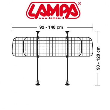 Polohovatelná mříž - bariéra do auta Polohovatelná mříž - bariéra do auta