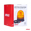 Výstražná blikající majáková lampa 80 LED magnet R10 12V 24V W09M AMIO-01502