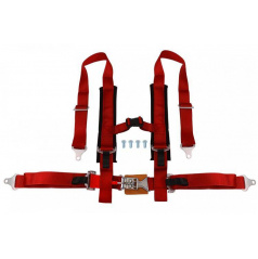 Sportovní pásy 4p 2" Červené - Offroad