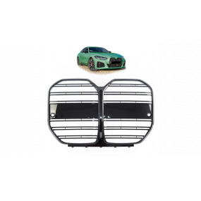 Gril BMW 4 G26 dvojité žebrování Gloss Black