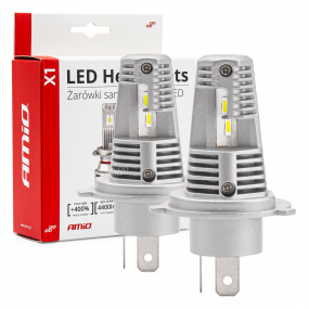 Automobilové LED žárovky série X1 H4/H19 6500K Canbus Automobilové LED žárovky série X1 H4/H19 6500K Canbus