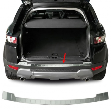 Nerez leštený kryt horní hrany zadního nárazníku Range Rover Evoque 2011-2018 Nerez leštený kryt horní hrany zadního nárazníku Range Rover Evoque 2011-2018