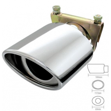 Koncovka výfuku 0994 ovál Koncovka výfuku 0994 ovál