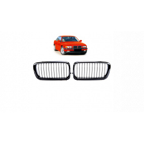 Gril BMW 7 E38 jednotlivé žebro Lesklá černá