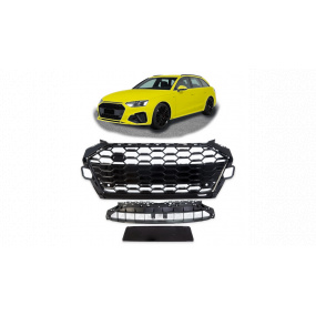 Gril Audi A4 B9 Facelift Lesklá Černá