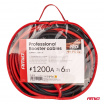 Kabely startovací 1200A 6m profesionální 99,9% mědi AMIO-04822