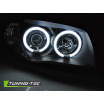 BMW E87/E81/82/88 04-11 PŘEDNÍ ČÍRÁ SVĚTLA ANGEL EYES BLACK (CCFL)