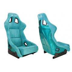 Sportovní sedadlo SLIDE KS2 Premium Mořská modř Velur & Mořská modř Třpyt