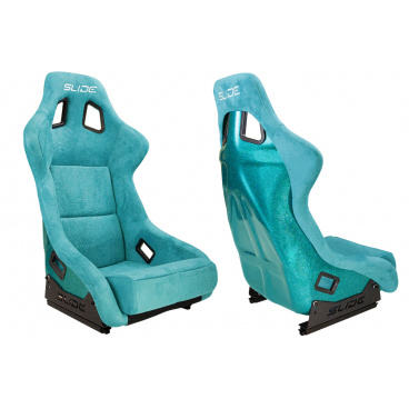 Sportovní sedadlo SLIDE KS2 Premium Mořská modř Velur & Mořská modř Třpyt