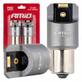 LED žárovky FULL CANBUS PRO PY21W 2x1860 SMD oranžové 12V 24V LED žárovky FULL CANBUS PRO PY21W 2x1860 SMD oranžové 12V 24V