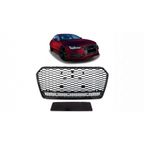 Gril Audi A7 C7 Facelift Lesklá Černá