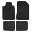 Koberce textilní UNI vel. 1., 4ks černé