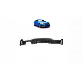 Difuzor BMW 4 F32 F33 F36 Zadní Matná Černá