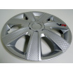 Kryty kol VR Carbon silver  13-16 (sada 4 ks)