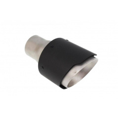 Koncovka tlumiče 114mm vstup 63mm Carbon Mat