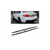 Boční prahy BMW 5 G30 G31 Prahy Lesklá Černá