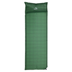 Karimatka samonafukovací 190x60x3,8cm s polštářem KILT zelená Karimatka samonafukovací 190x60x3,8cm s polštářem KILT zelená