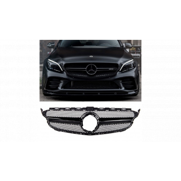 Gril Mercedes-Benz C W205 S205 A205 C205 Facelift Černý Typ A
