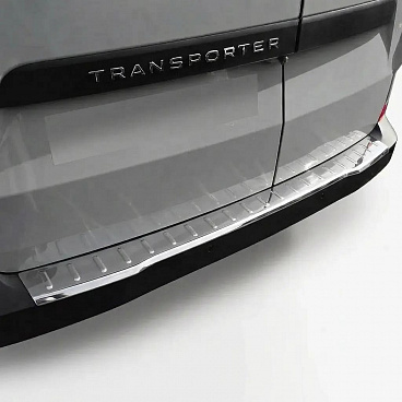 Nerez leštěný kryt horní hrany zadního nárazníku VW T7 Transporter, F. Tourneo Custom Nerez leštěný kryt horní hrany zadního nárazníku VW T7 Transporter, F. Tourneo Custom