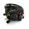 Fiat 500 2007-  přední čirá black LED (LPFI24)