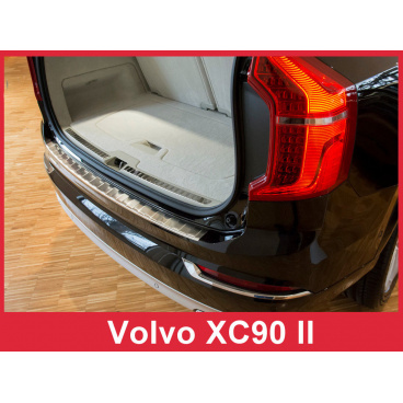 Nerez kryt- ochrana prahu zadního nárazníku Volvo XC90 II 2015+ Nerez kryt- ochrana prahu zadního nárazníku Volvo XC90 II 2015+