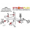 Opel Tigra A StrongFlex Sport sestava silentbloků pro přední a zadní nápravu 10 ks