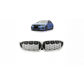 Gril BMW 3 G20 G21 Celý chromový