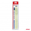 Zelené LED COB pásky do auta 2x30cm 12V AMIO-04573