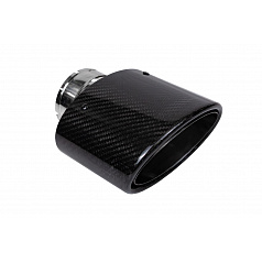 Koncovka tlumiče 150x90mm vstup 67mm Carbon Gloss