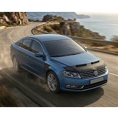 Převlek přední části kapoty černý VW Passat B8 2015-19