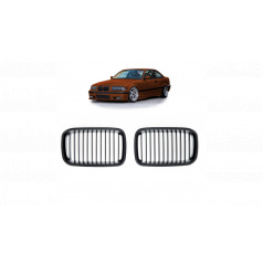 Gril BMW 3 E36 Compact jednotlivé žebro Matná černá