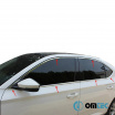 Nerez kompletní sada bočních okenních lišt 12 ks  Škoda Superb III 2015+ sedan