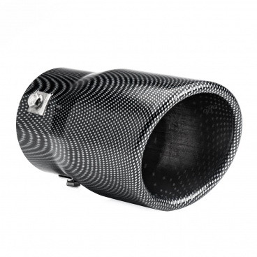 Sportovní nerez koncovka výfuku karbon 90 mm