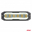 Výstražná oranžová lampa s funkcí obrysových a pozičních světel LED R65 R148 12V 24V 24W