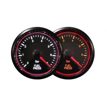 Hodiny Auto Gauge T270 52mm - Analogový měřič tlaku paliva