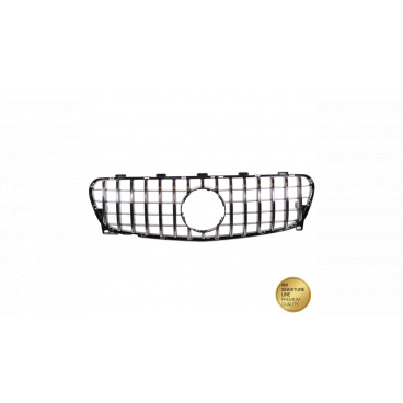 Gril Mercedes-Benz GLA X156 Facelift GT Chrom & Černý