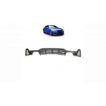 Difuzor BMW 4 F32 F33 F36 Zadní Carbon Look