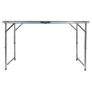 Stůl kempingový skládací DOUBLE teleskop. hnědý