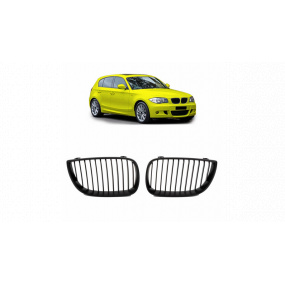 Mřížka BMW 1 E81 E82 E87 E88 jednotlivé lamely Matná černá