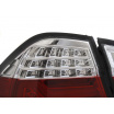 BMW E90 03.05-08.08 zadní lampy red white LED BAR