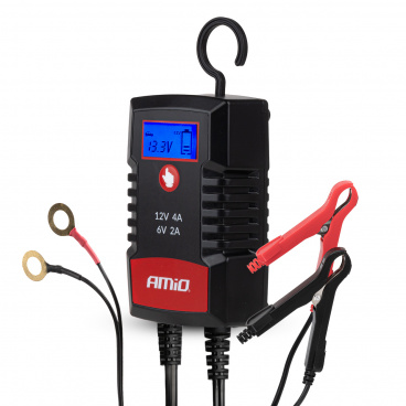 Digitální usměrňovač AGM GEL STD LFP MAX 4A 6V 12V PRO HOOK AMIO-04531