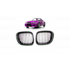 Gril BMW Z3 3 E36 jednotlivé žebro Lesklá černá