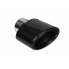 Koncovka tlumiče 150x90mm vstup 70mm Carbon Gloss