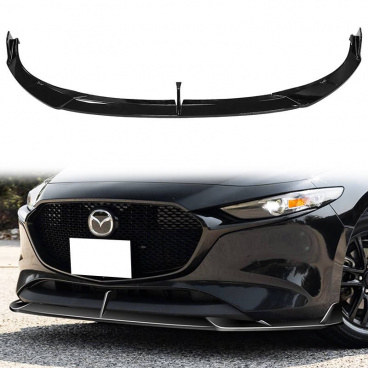 Přední spoiler Mazda 3 IV BP Lesklá černá
