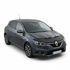 Převlek přední části kapoty černý Renault Megane 2016-22