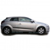 Ochranné boční lišty na dveře, Kia Pro_Ceed I, 2006-2012, 3 dveřové