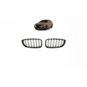 Mřížka BMW 3 F34 dvojité žebrování Matná Černá