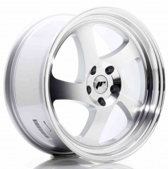 JR Wheels JR15 18x8,5 ET40 5x112 Obráběné stříbrné